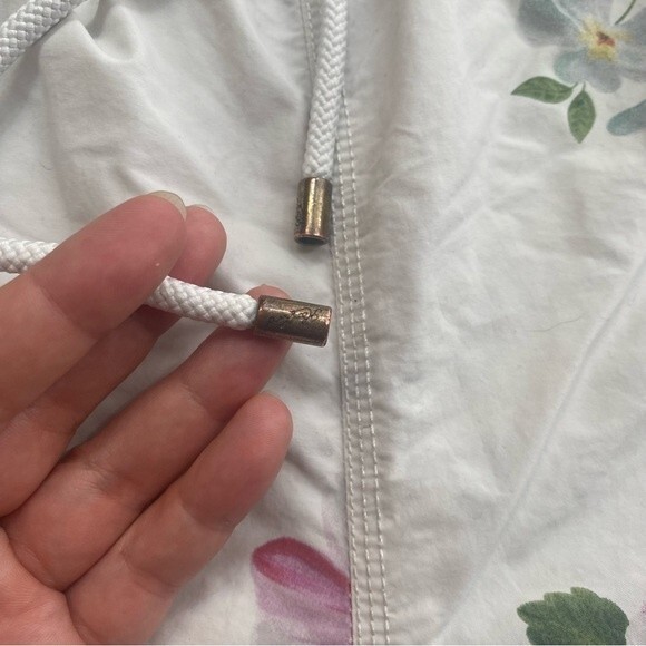 Hartford men’s swim trunk board shorts size XXL white Hawaiian print lined - Picture 2 of 7